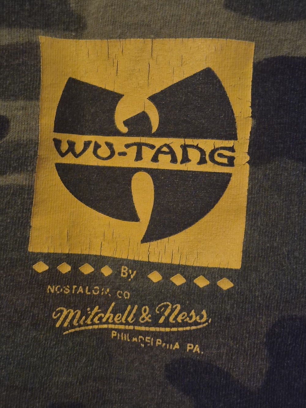 Rare Wu-Tang Mitchell & Ness Camo Graphic T-Shirt Men's Sz XL - Picture 5 of 11